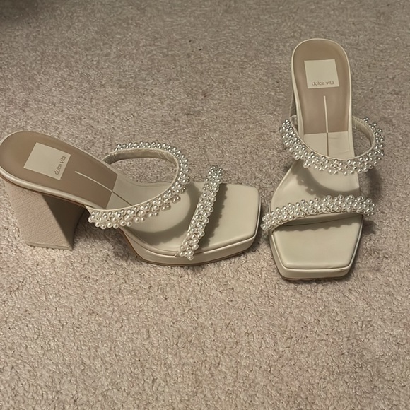 Dolce vita Ariele Pearl heels size 7 worn twice - Picture 5 of 6